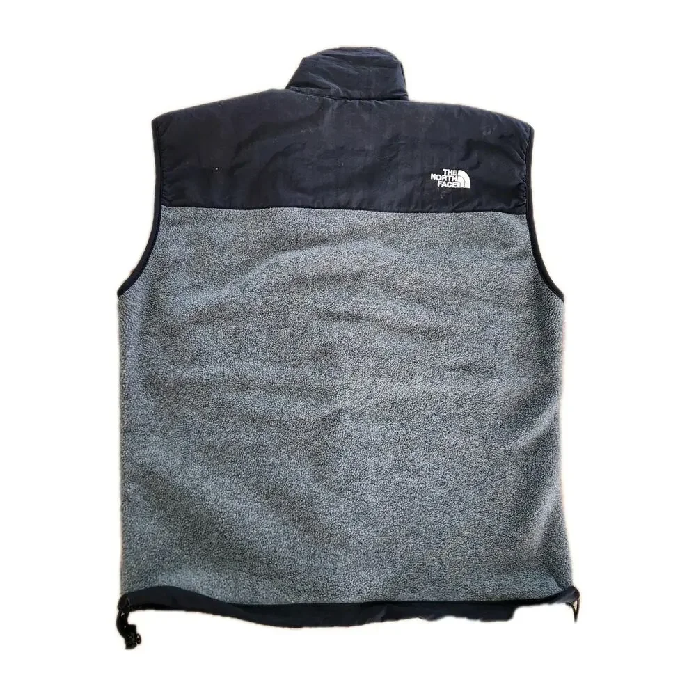 The North Face Men's Retro Denali Vest Polartech Black & Gray Size XL Vintage